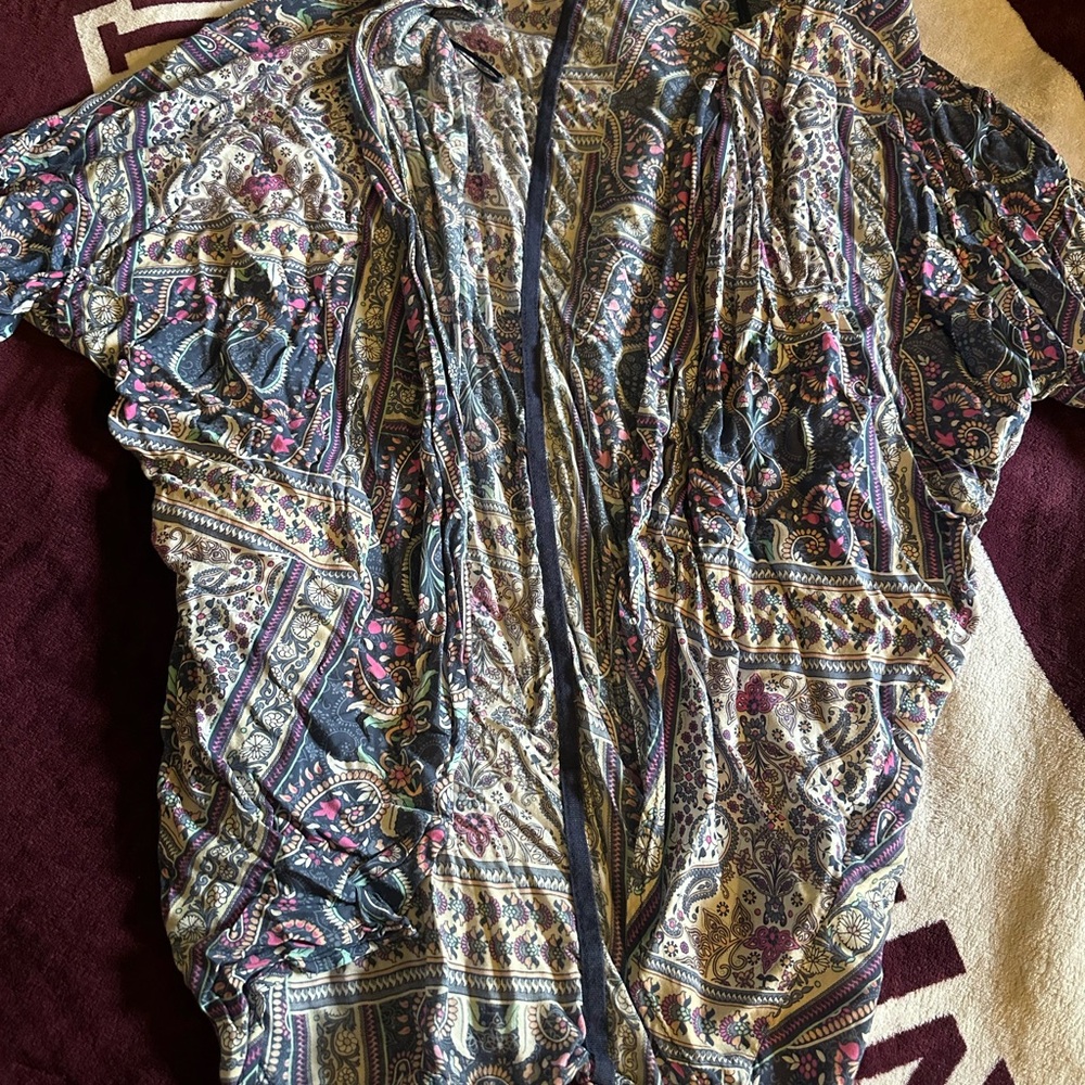 Cotton On Multicolor Patterned Kimono